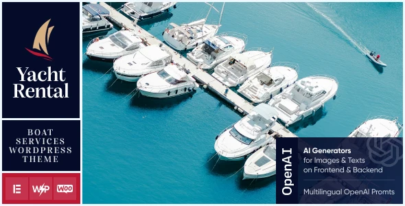 Yacht Rental – Boat Services WordPress Theme